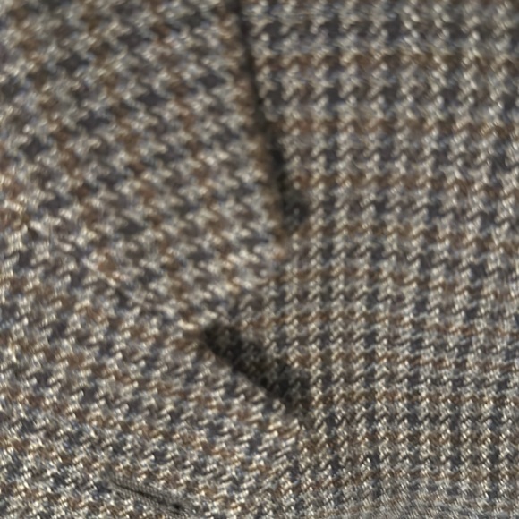 BURBERRY Mens Houndstooth Wool Sport Coat 42 Long - Picture 5 of 10